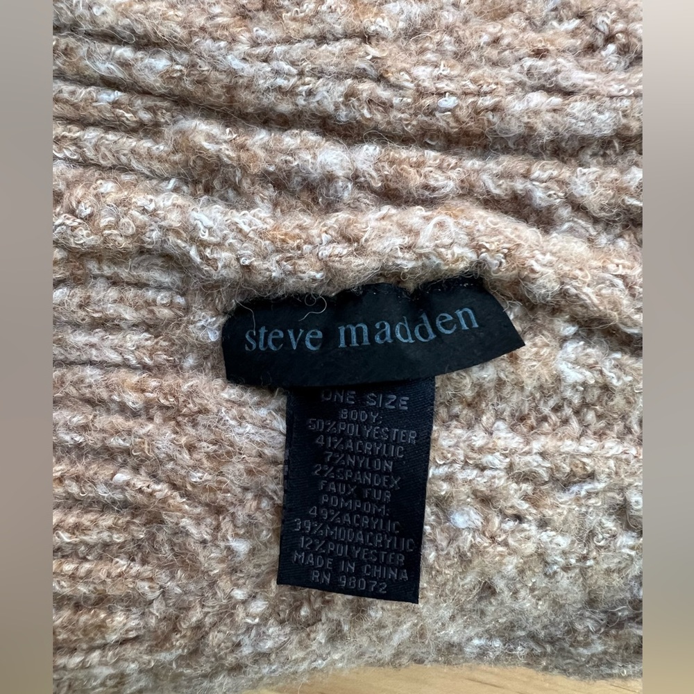 STEVE MADDEN- winter hat / one size - Picture 3 of 3